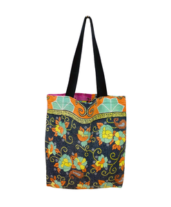 Vintage Kantha Book Bag