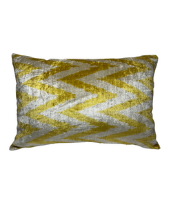 Zig & Zag Altin Silk-Velvet Cushion (40x60)