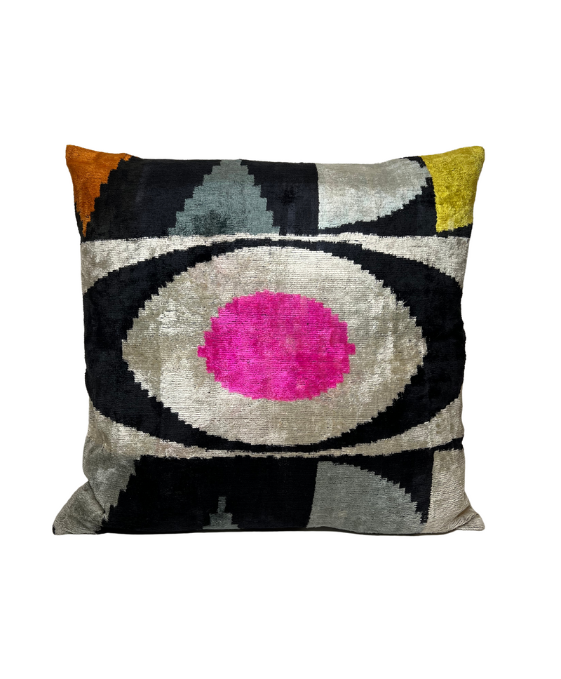 Psychedelia Silk-Velvet Cushion (50x50)
