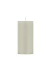 Eco Pillar Candle Gull Grey 15cm