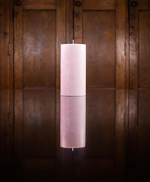 Eco Pillar Candle Old Rose 15cm