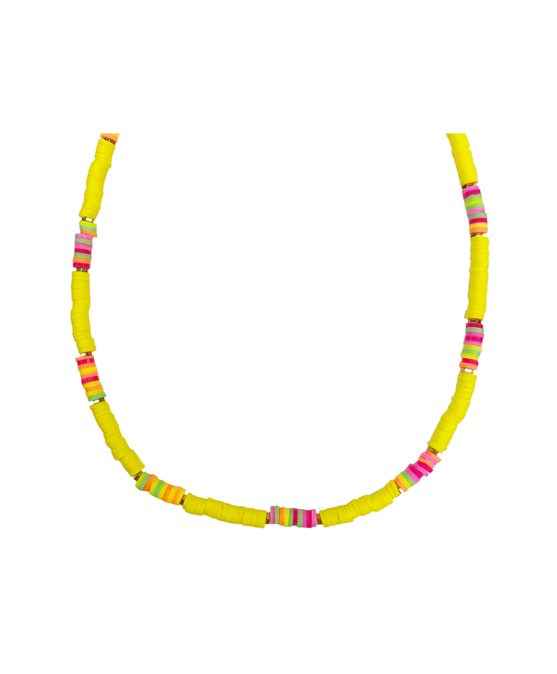 Yellow Beaded Necklace
