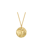 Gemini Zodiac Double Sided Coin Pendant Necklace